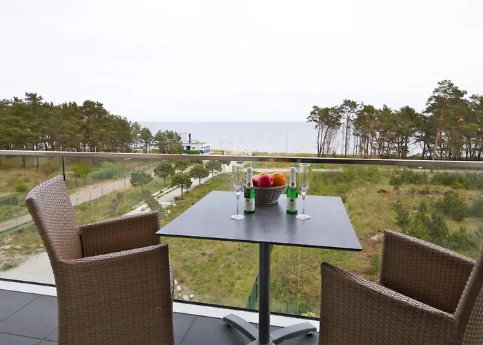 Dünenresidenz Prora - Appartement mit Meerblick, 1 Schlafzimmer und Balkon NP401
